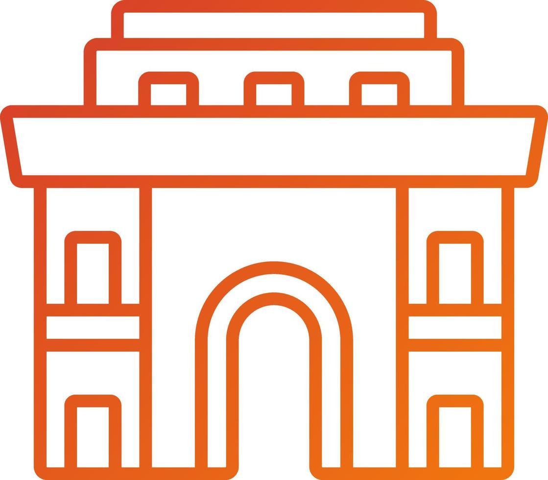 Arch Icon Style vector