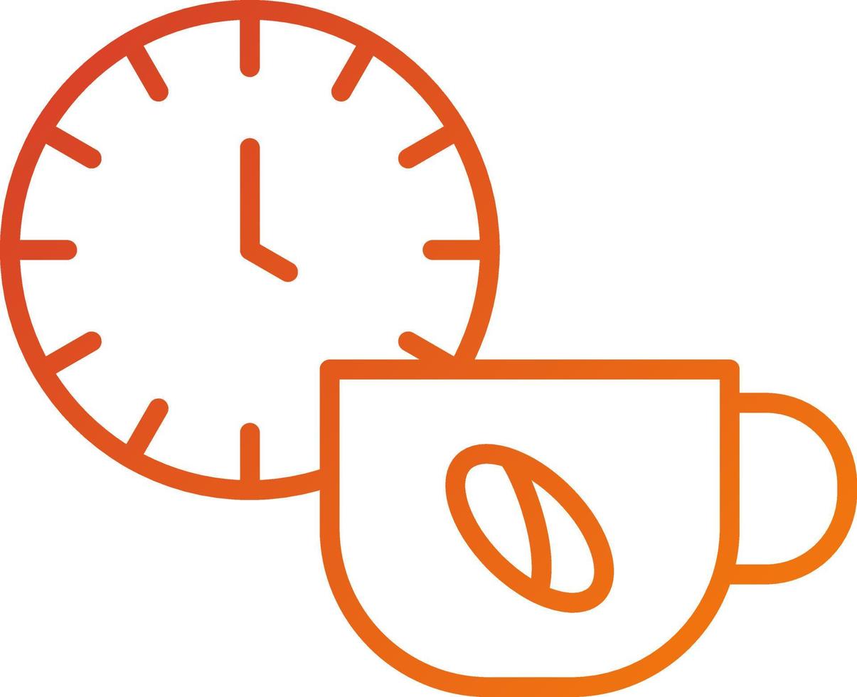 café descanso icono estilo vector