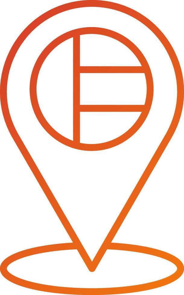 Dubai Location Icon Style vector