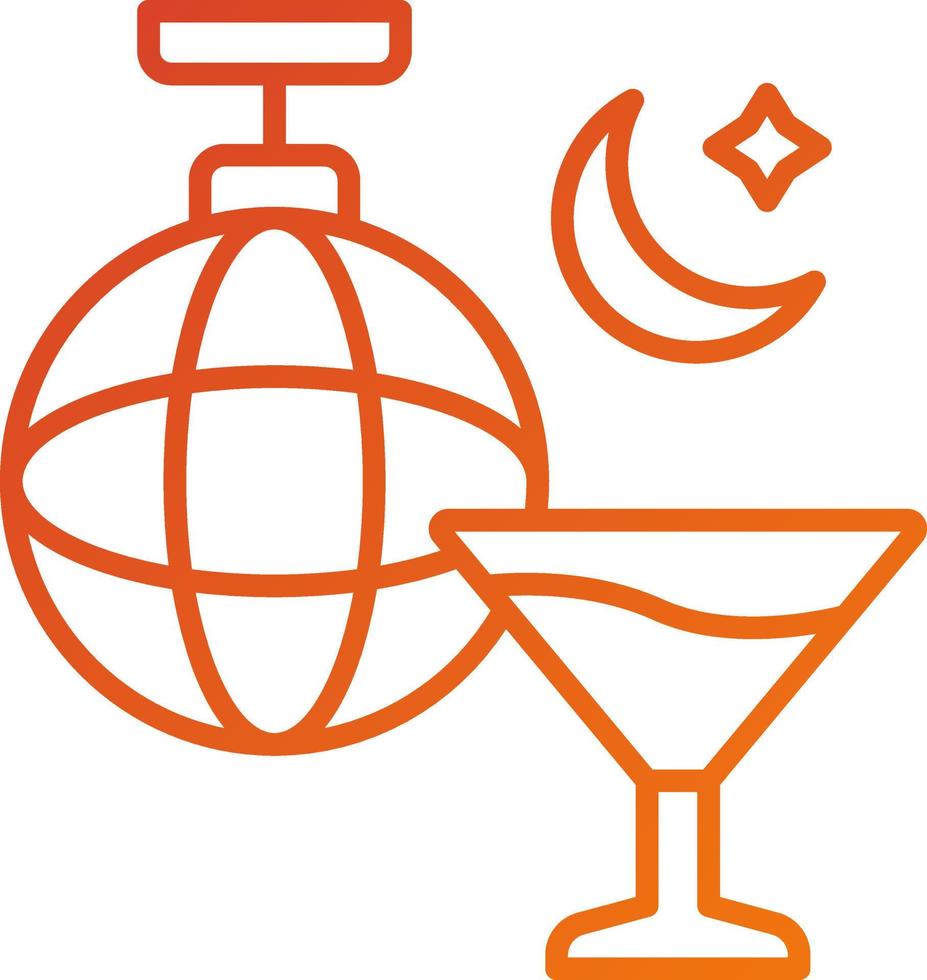 Nightlife Icon Style vector