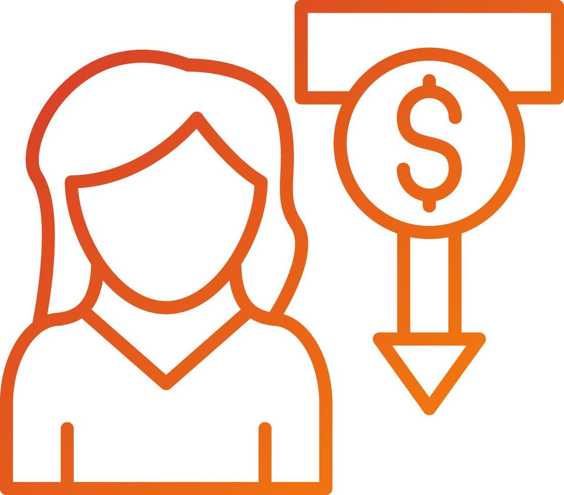 Passive Income Icon Style vector