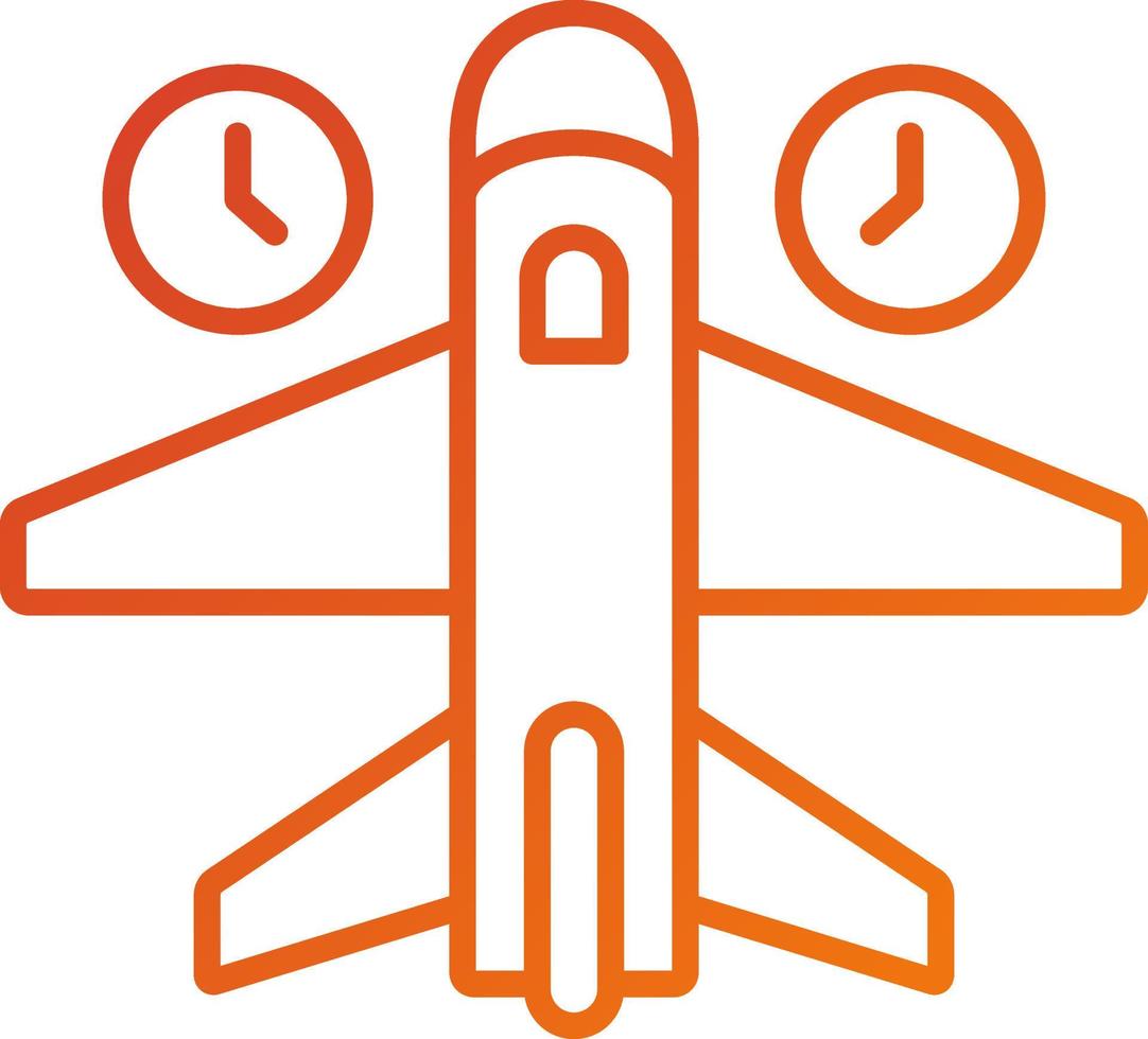 Jet Lag Icon Style vector