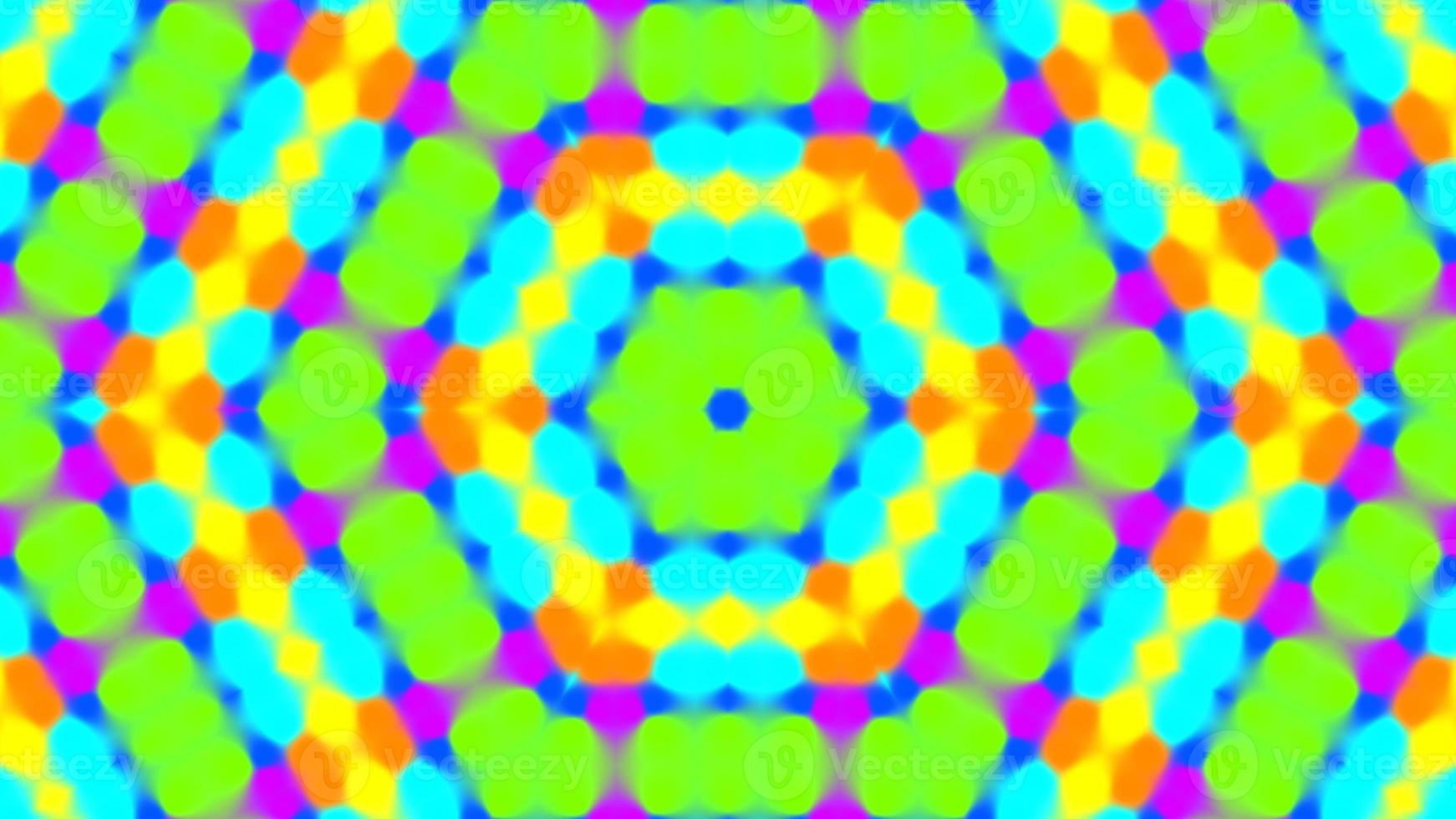 Mosaic kaleidoscopic geometry pattern abstract background photo