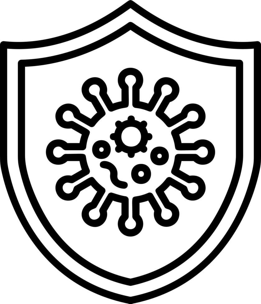 Virus Protect vector icon