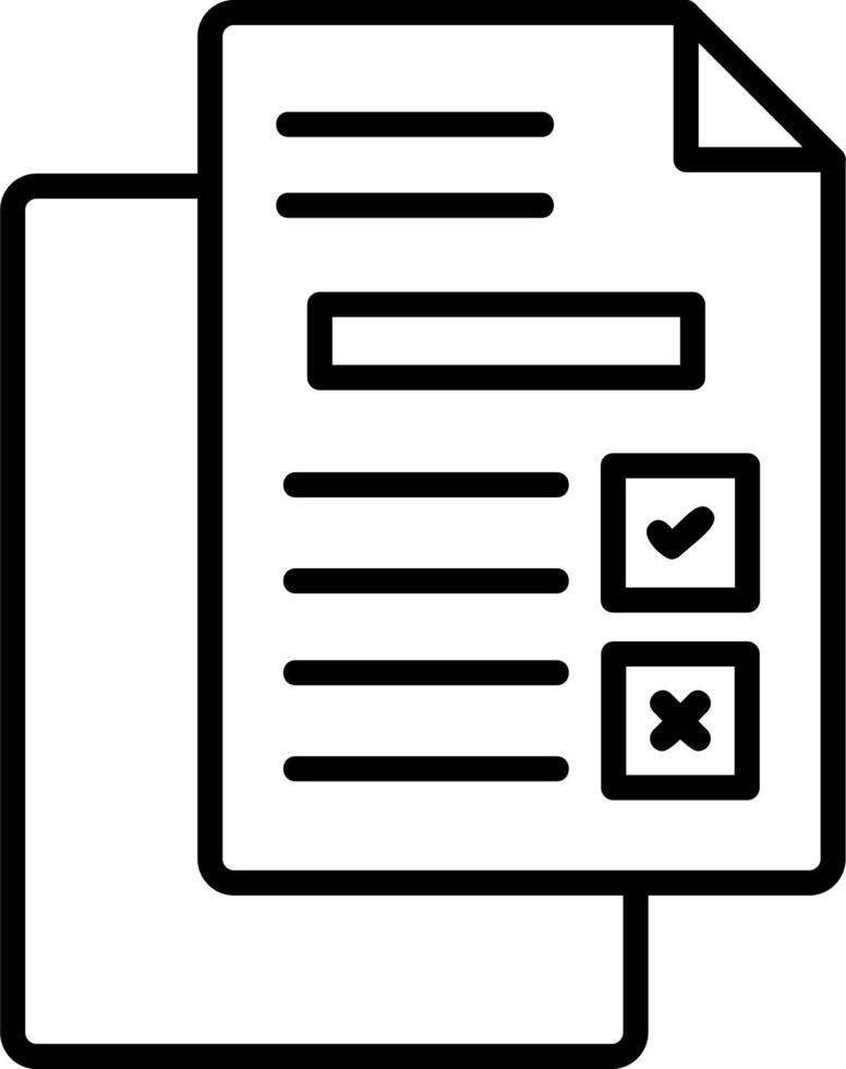 Document vector icon