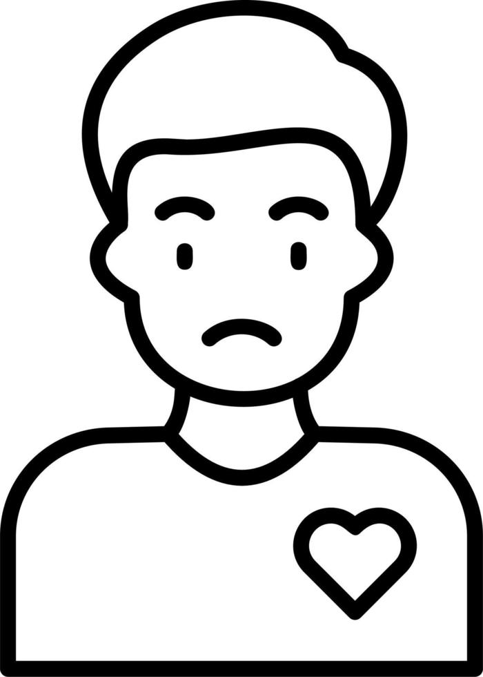 Volunteer Man vector icon