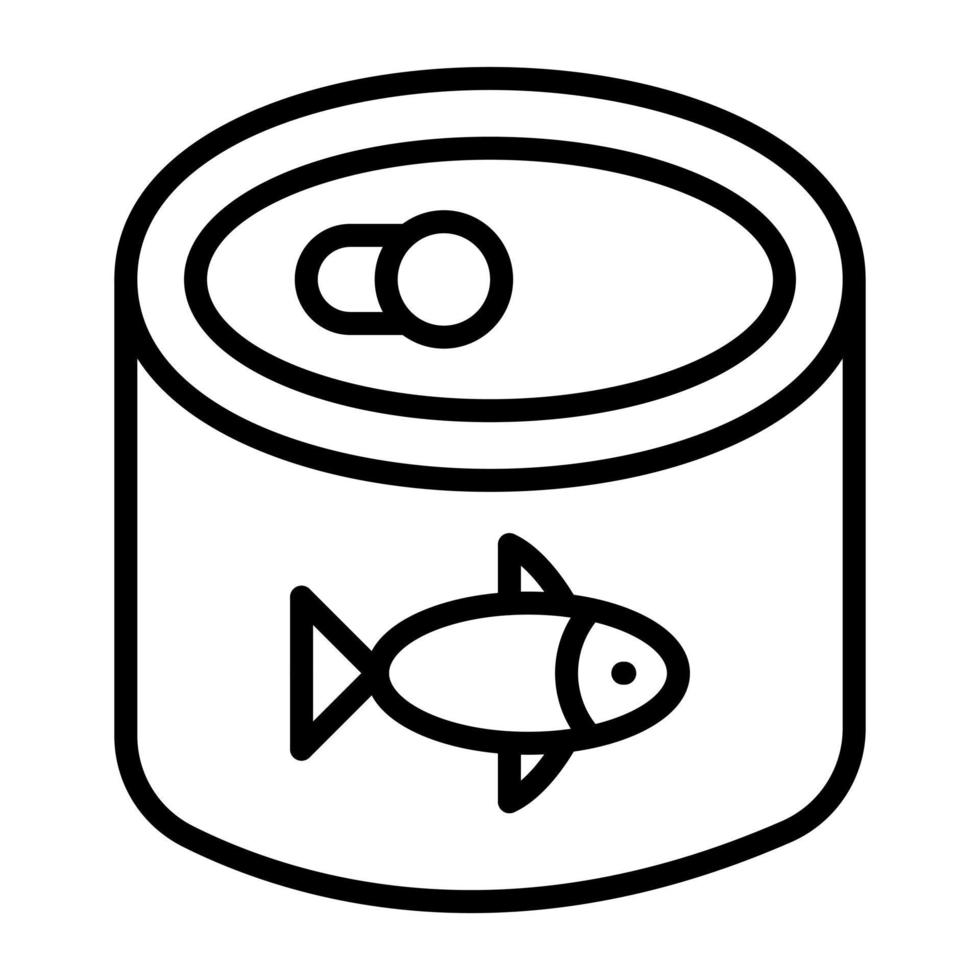 Food Can vector icon