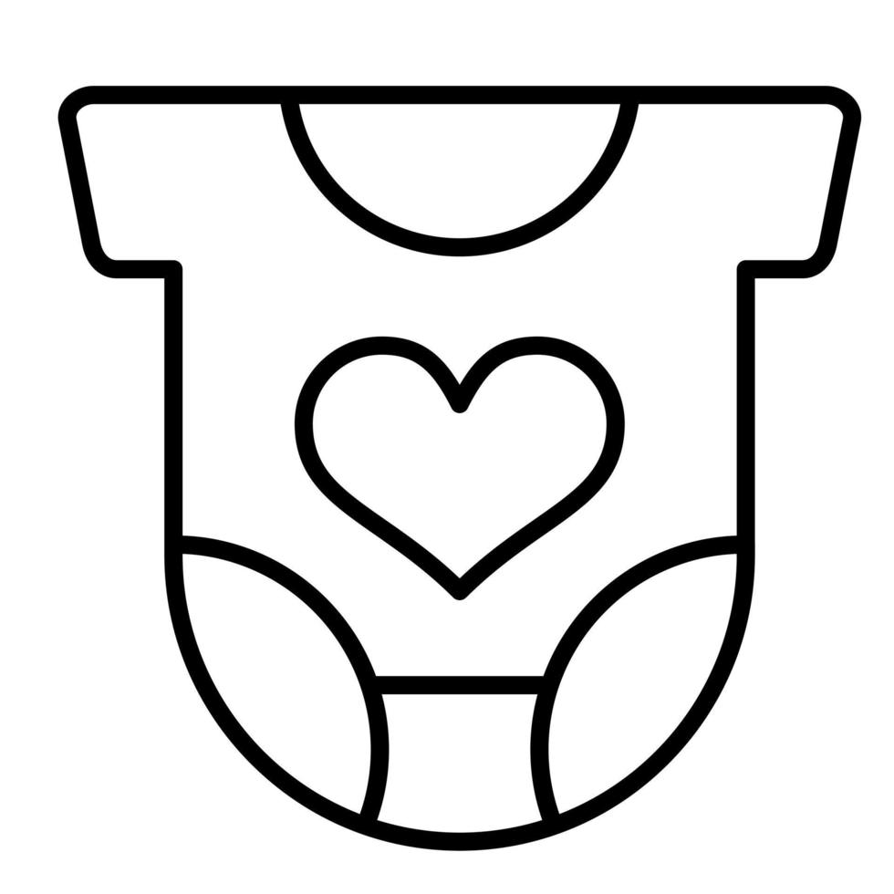 Baby Clothes vector icon