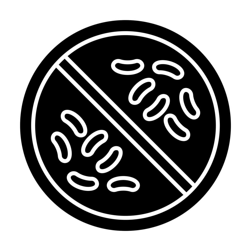 Antibacterial vector icon