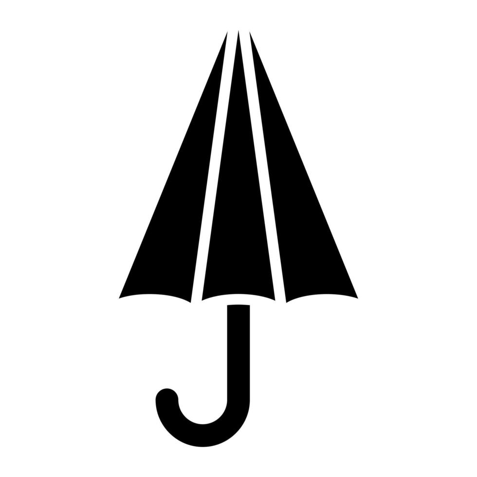 Closed Umbrella vector icon