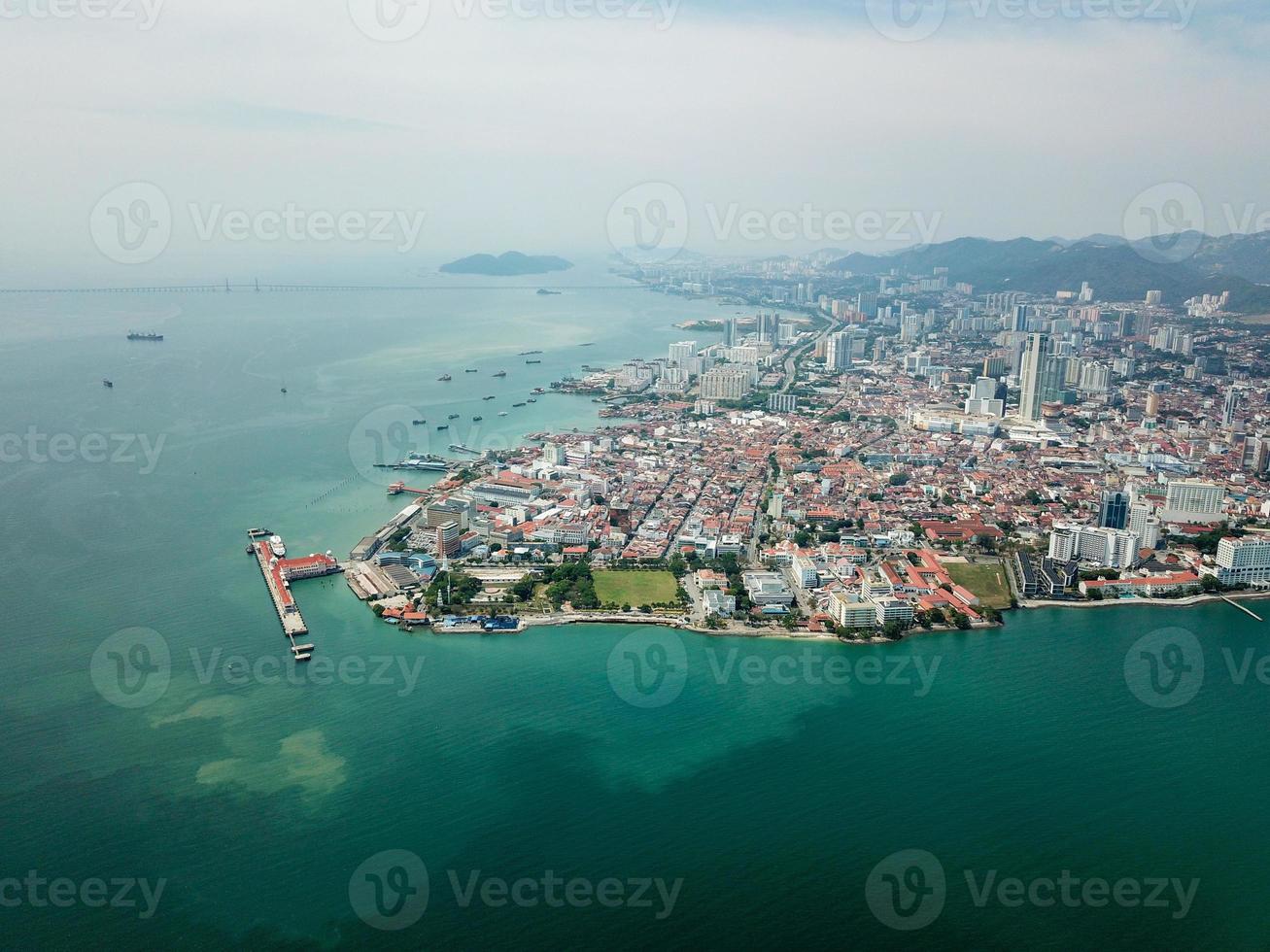 Aerial view of Georgetown photo