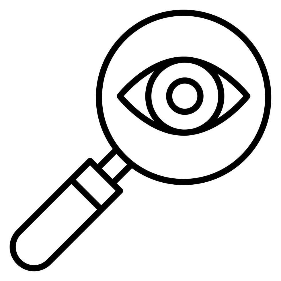 Investigation vector icon