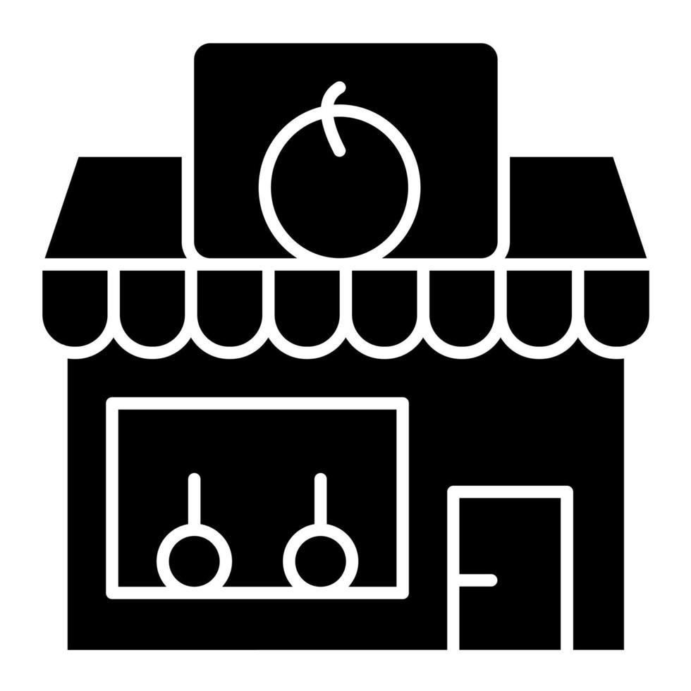 Fruits Shop vector icon