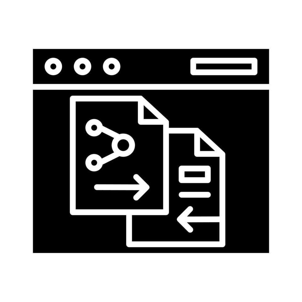 File Sharing vector icon