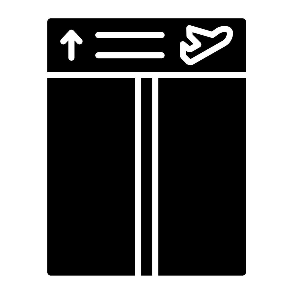Boarding Gate vector icon