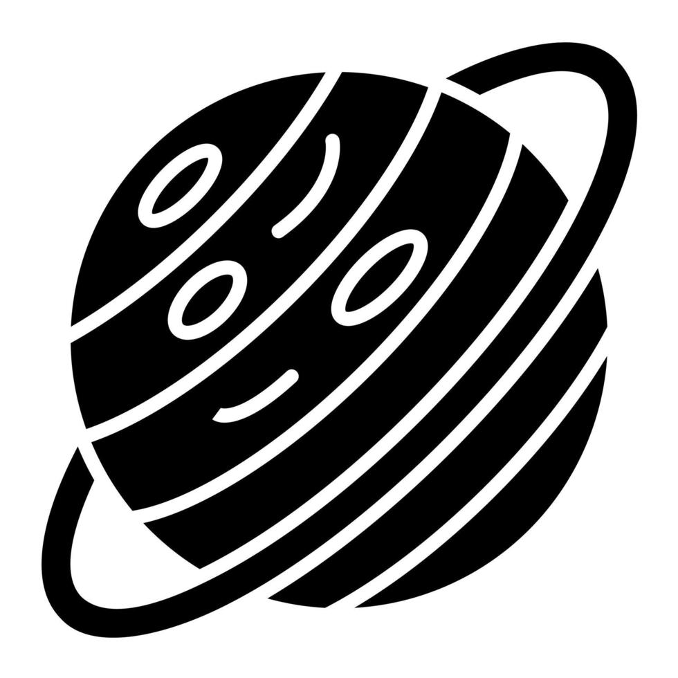 icono de vector de saturno