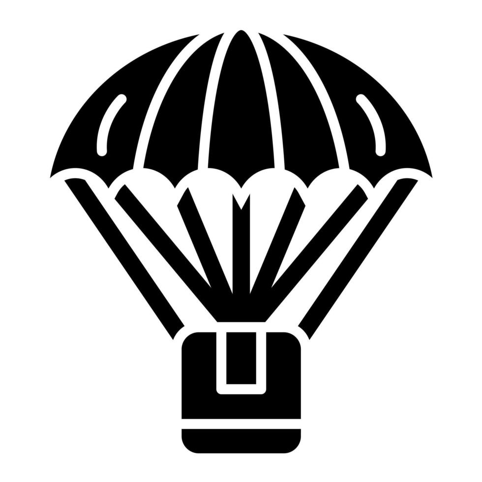 Parachute vector icon