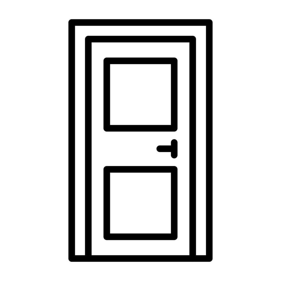 Door vector icon