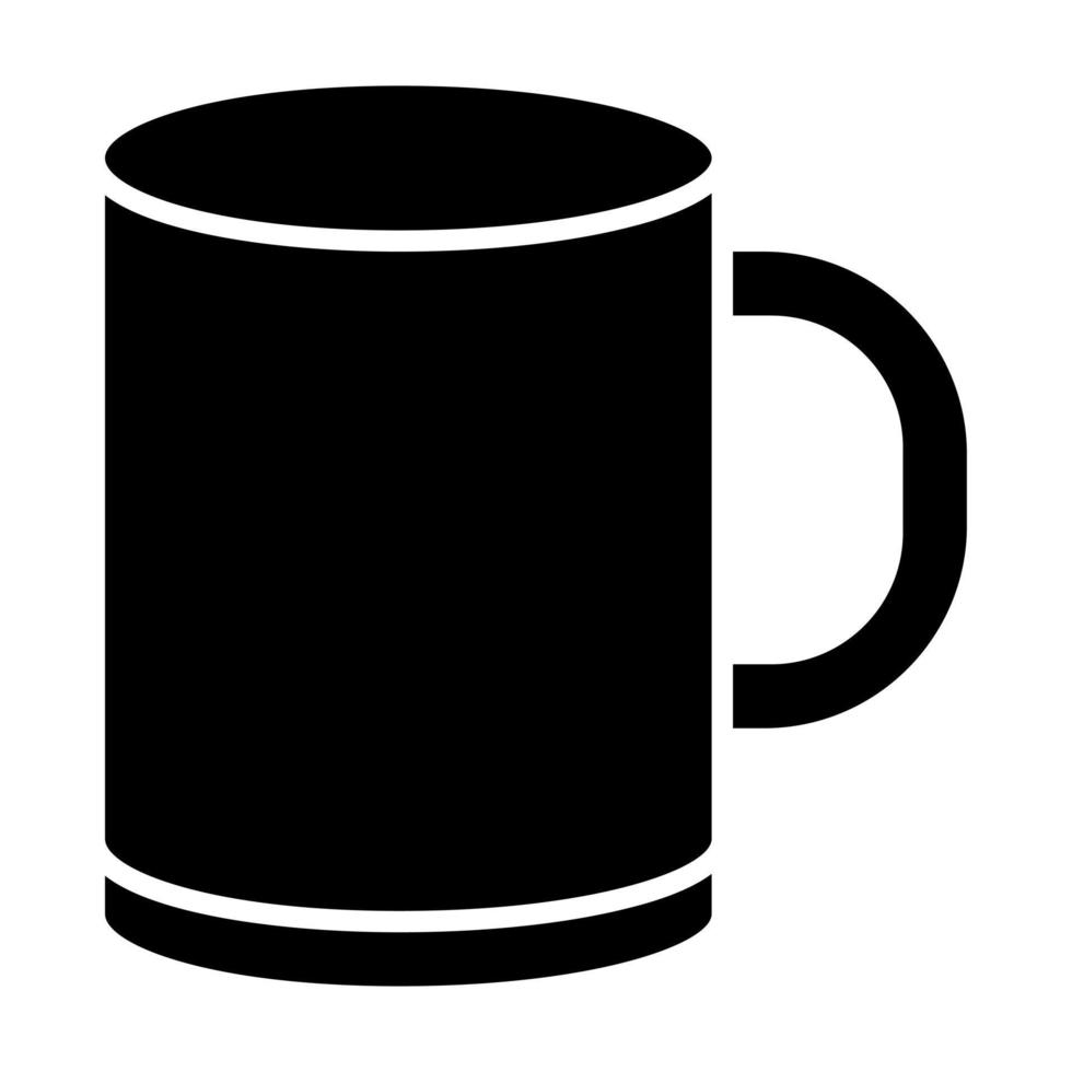 icono de vector de taza