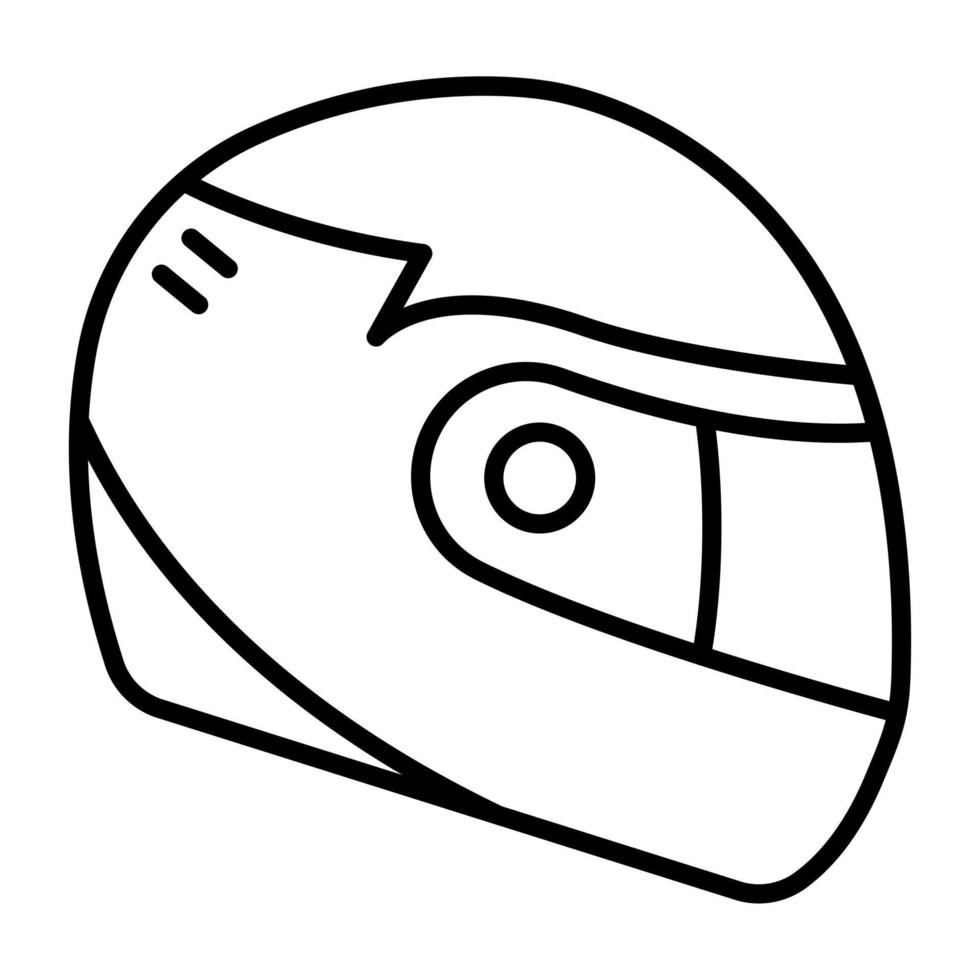 icono de vector de casco