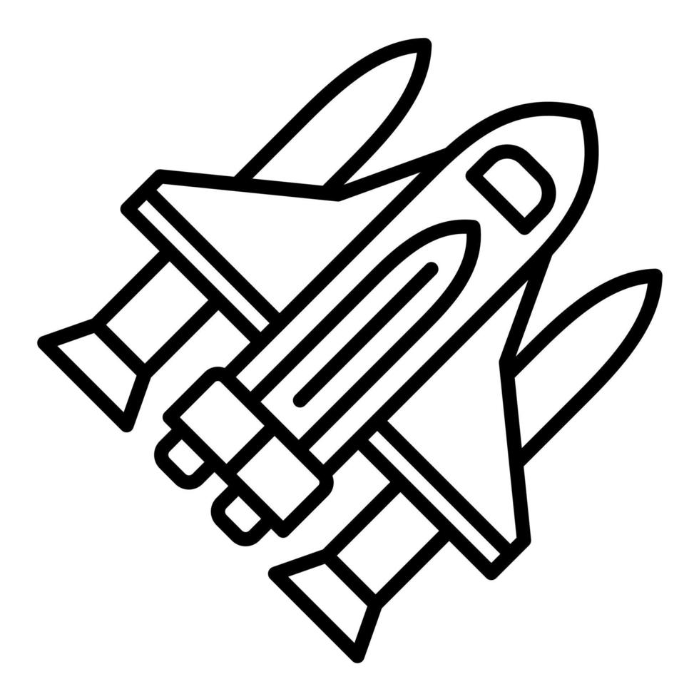 Space Shuttle vector icon