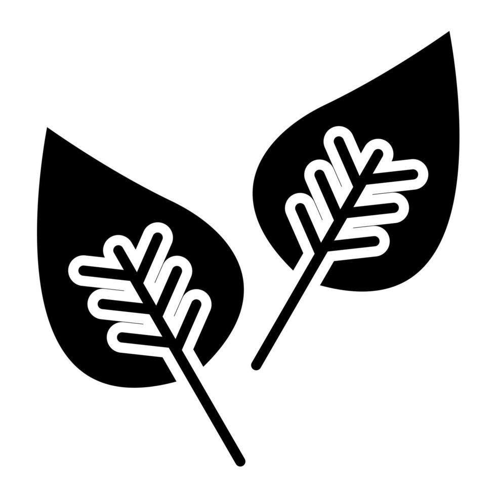 Leaf vector icon
