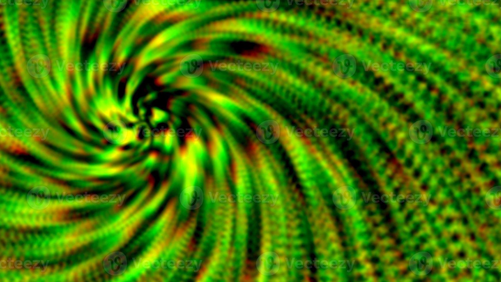 Chrome prism spin background in green photo
