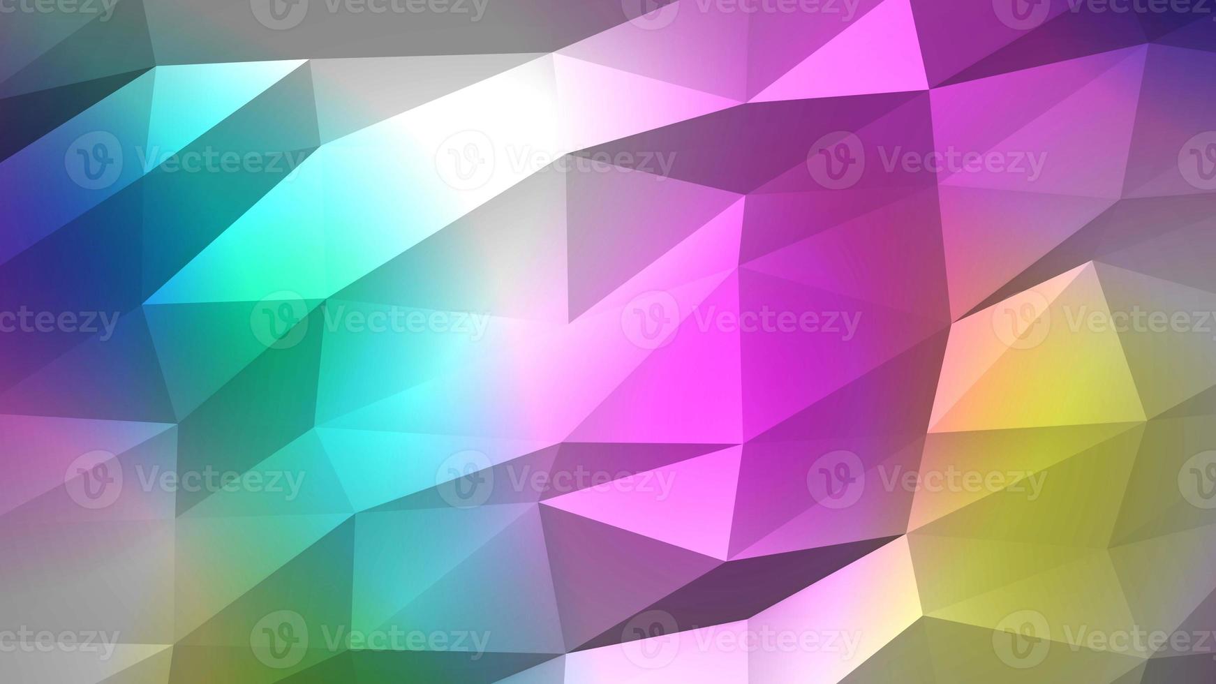 Low poly gradient colorful background effect photo