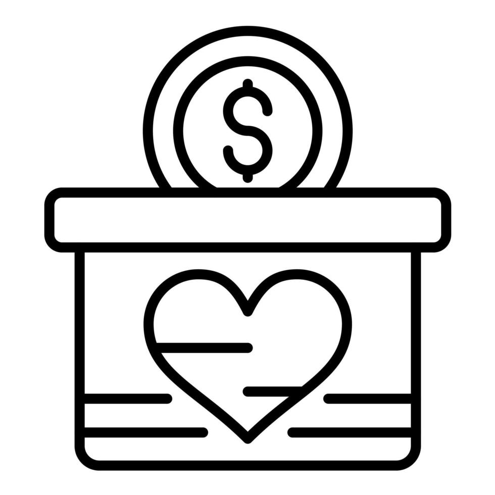 Donation vector icon