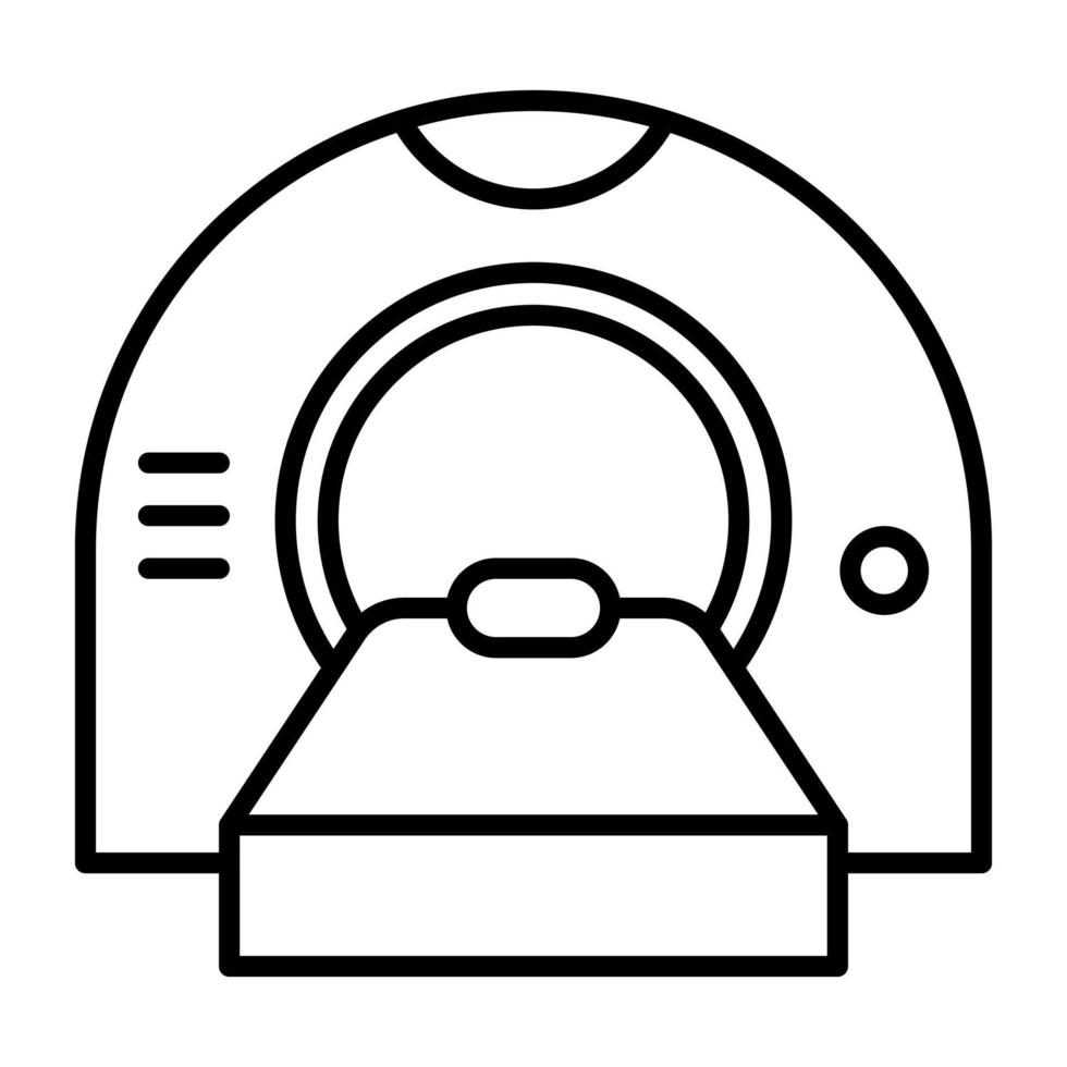 Tomography vector icon