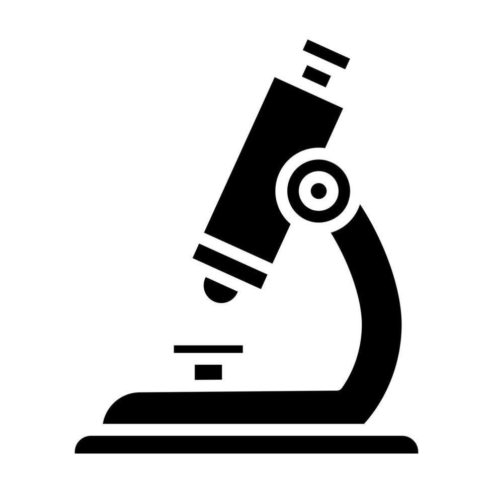 Microscope vector icon