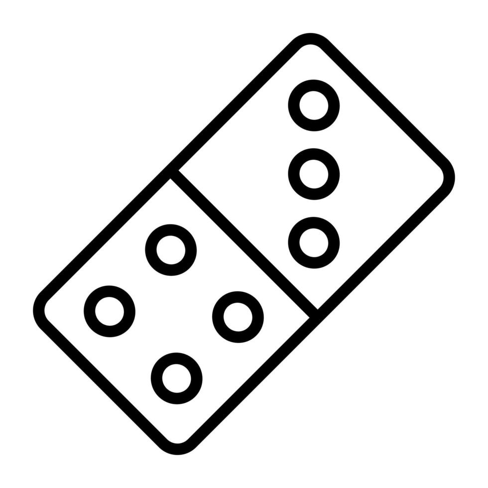 Domino vector icon