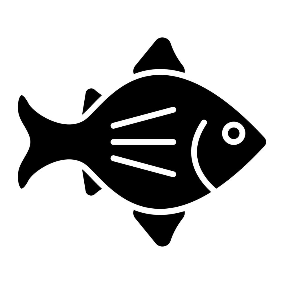 icono de vector de salmón