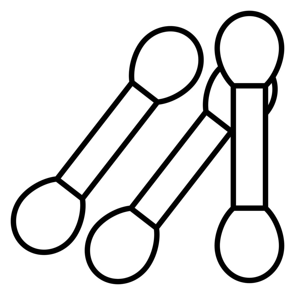 Cotton Swabs vector icon