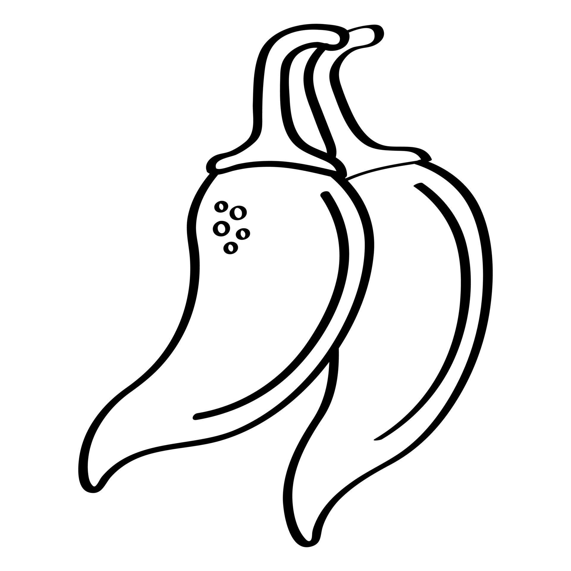 Chilli Peppers Stroke 21648780 Vector Art at Vecteezy