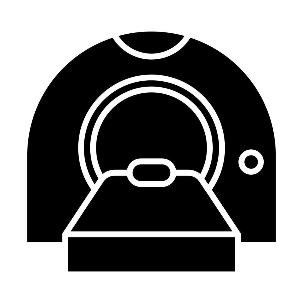Tomography vector icon