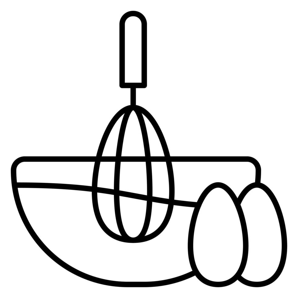 Mixing Egg vector icon