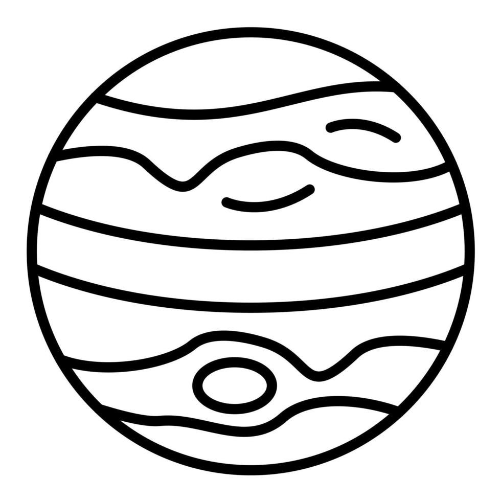 Jupiter vector icon