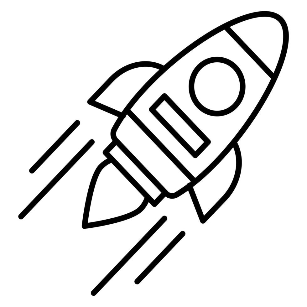 Rocket vector icon