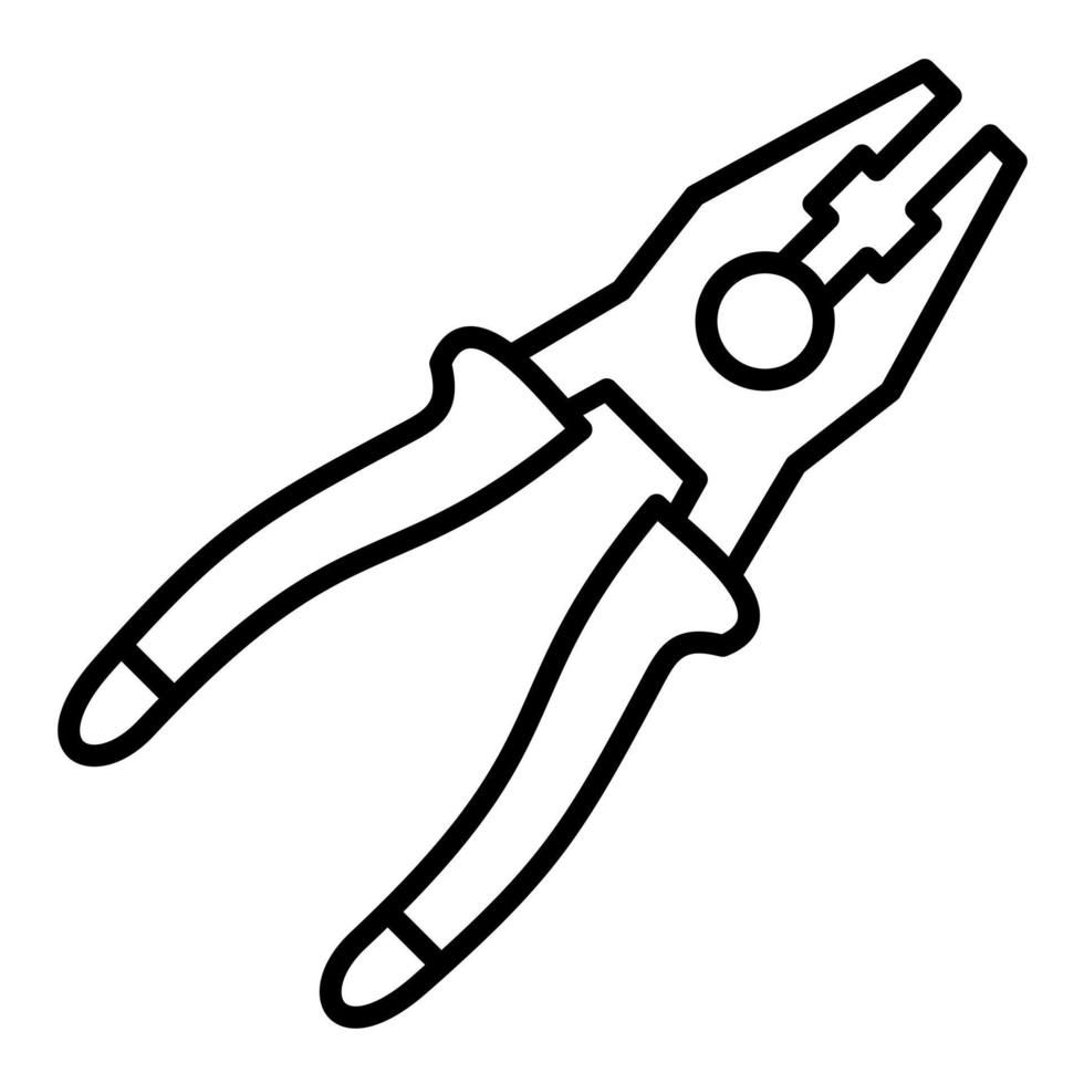 Pliers vector icon