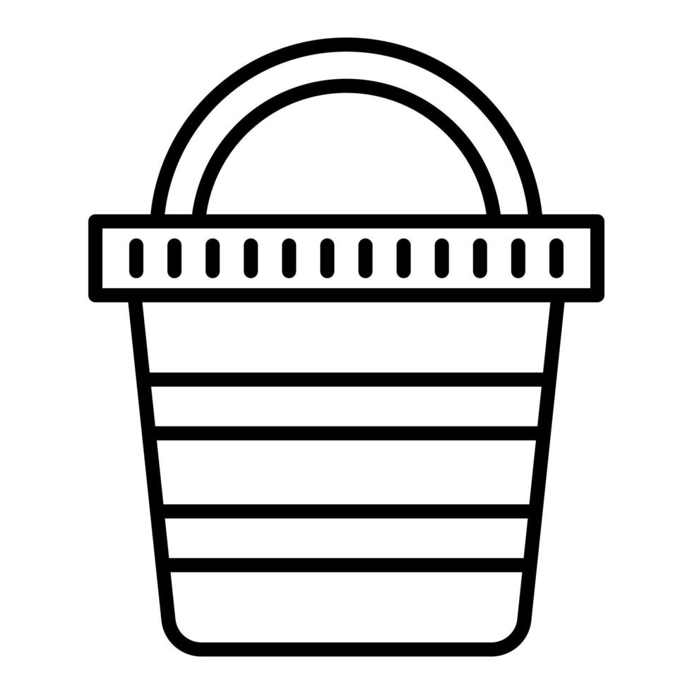 Water Bucket vector icon