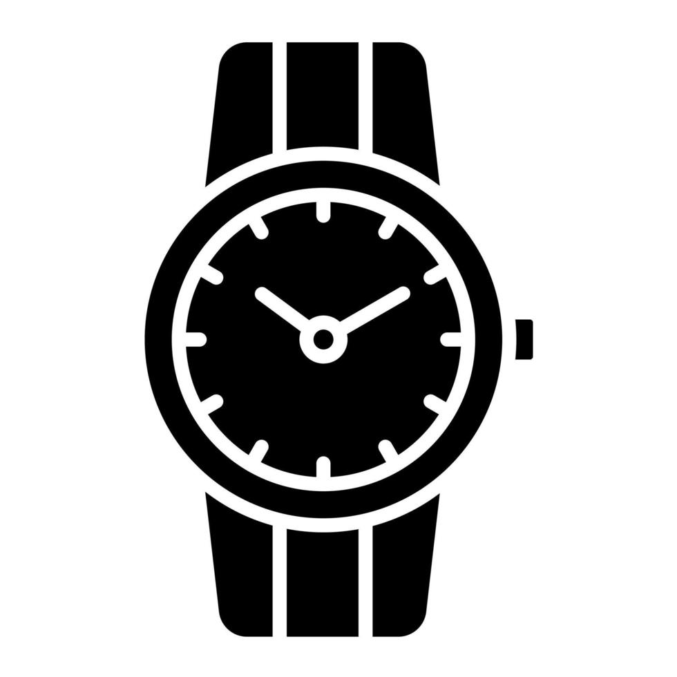 icono de vector de reloj de pulsera