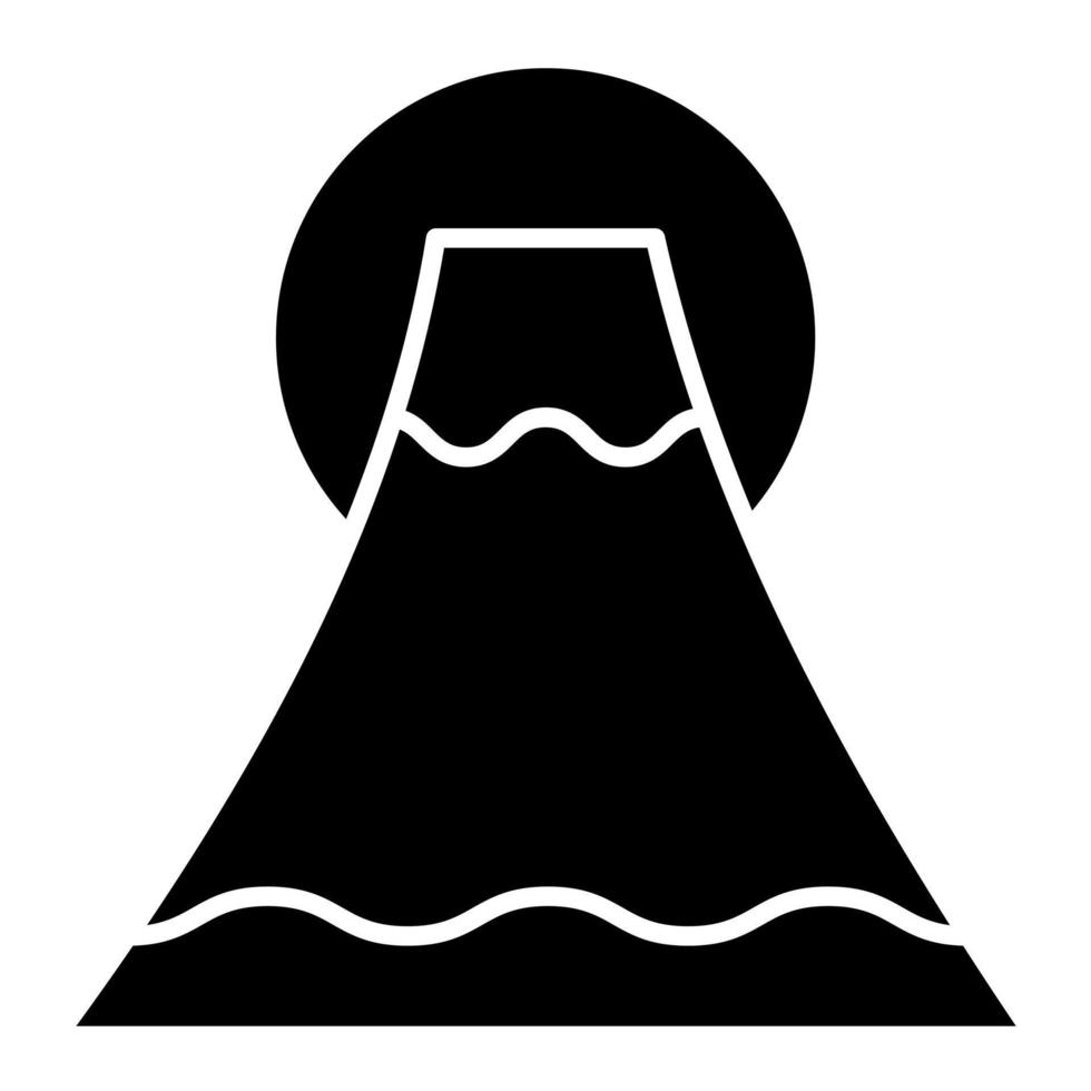 Fuji vector icon
