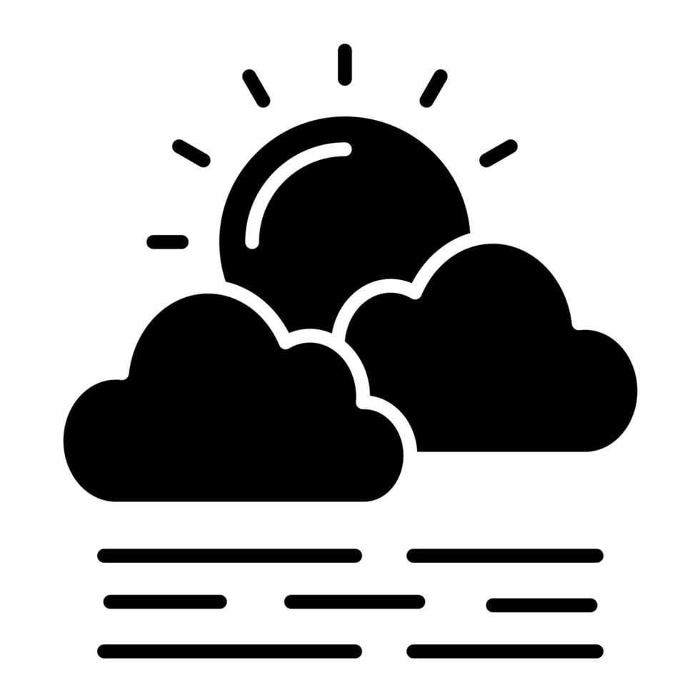 Haze vector icon