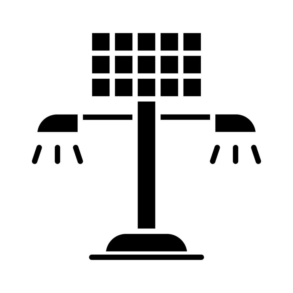 Eco Street Light vector icon