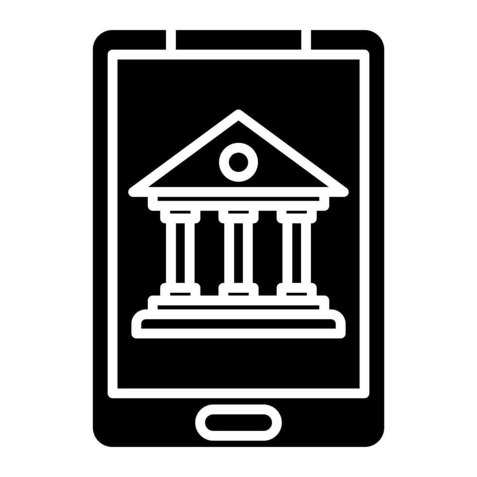 Banking App vector icon