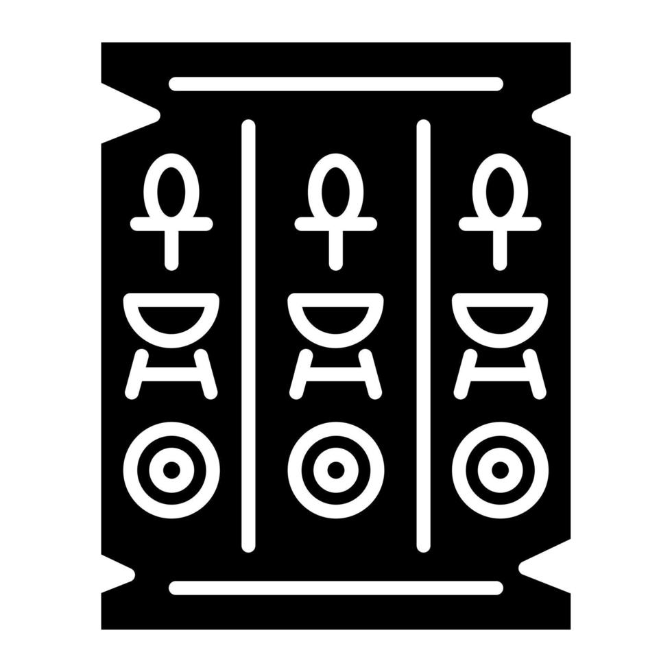 Hieroglyph vector icon