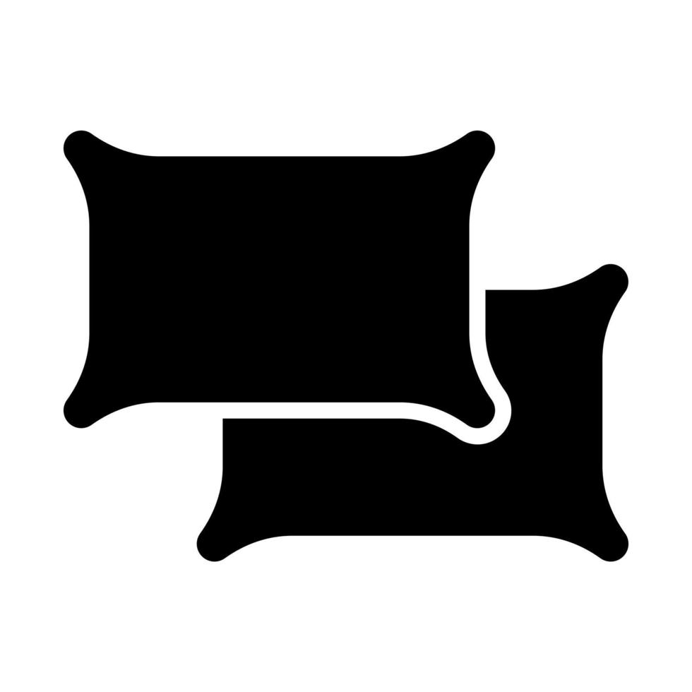 Pillows vector icon