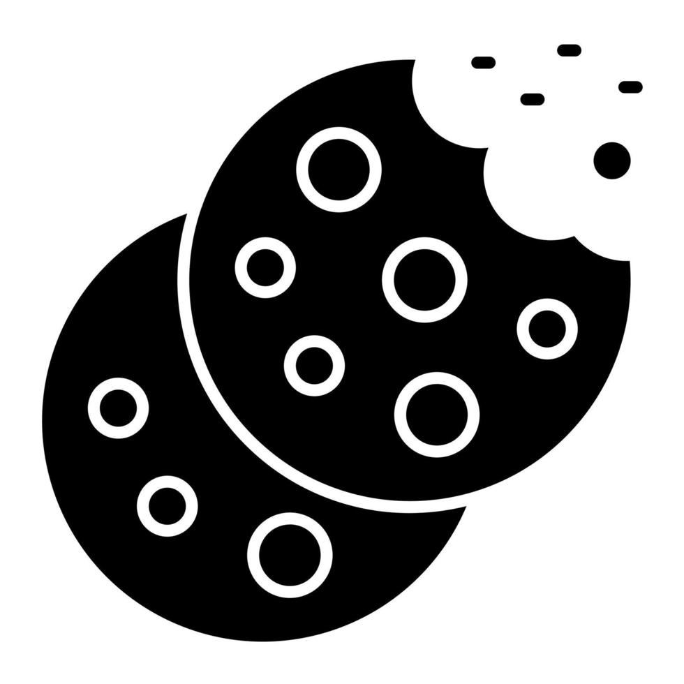 Biscuit vector icon