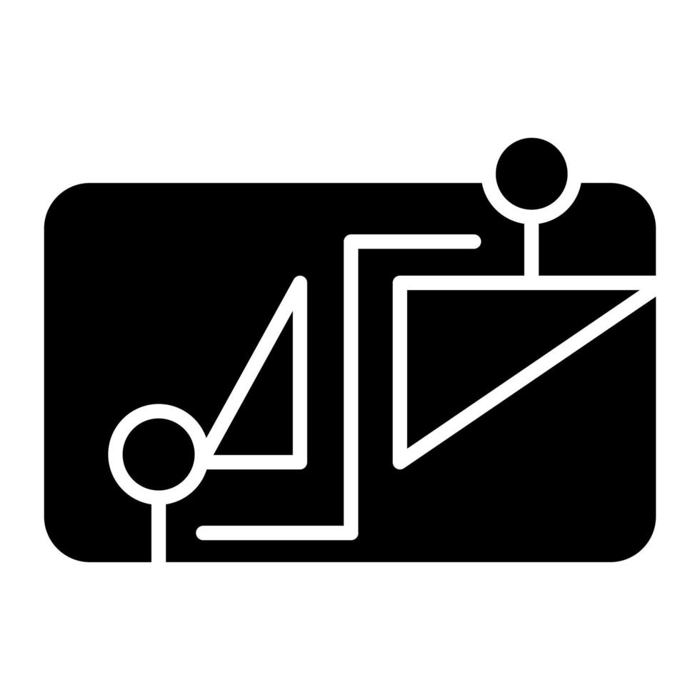 Route vector icon